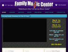 Tablet Screenshot of familymusic.net